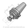 Frézovací trn s příčnou dr. BT40x32-50 MAS-BT